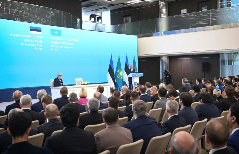 The Kazakhstan-Estonia Business Forum was held in Astana with the participation of the Presidents of Kazakhstan and Estonia