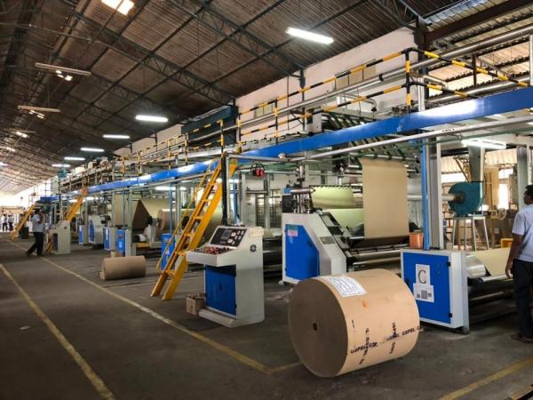 Production equipment upgrade and launch of a five-ply cardboard production line